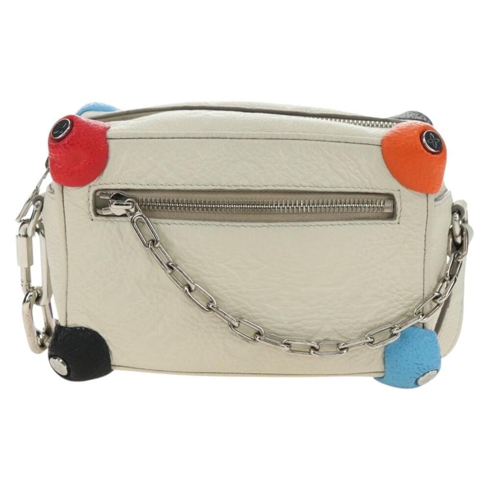 Louis Vuitton Monogram Taurillon Climbing Soft Trunk Shoulder Bag Gray